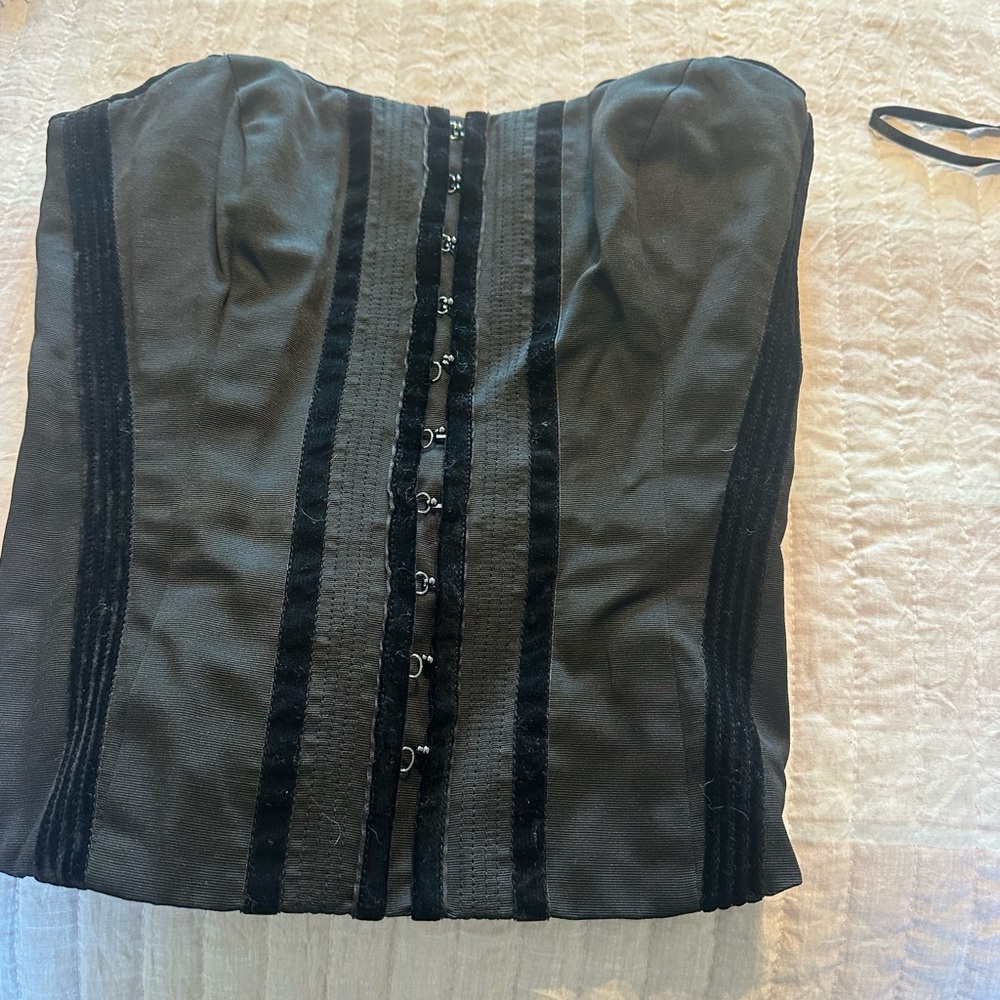 White House Black Market Black bodice